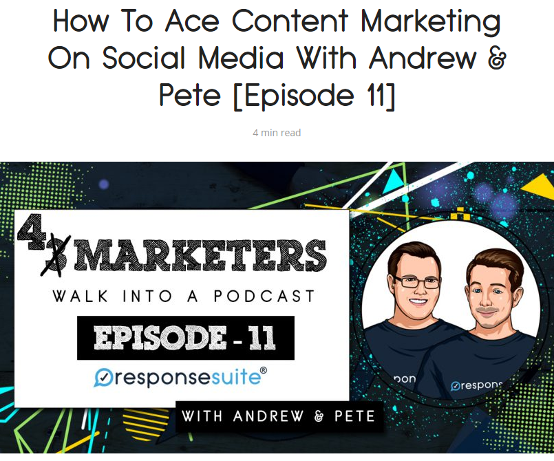 3 marketers podcast andrew and pete